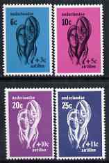 Netherlands Antilles 1967 Cultural & Social Relief Funds set of 4 unmounted mint, SG 491-94, stamps on , stamps on  stamps on culture