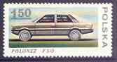 Poland 1978 Car Production (Polonez) unmounted mint, SG 2548, stamps on cars