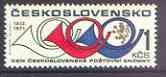 Czechoslovakia 1971 Stamp Day (Posthorns) unmounted mint, SG 2015, stamps on postal, stamps on posthorns