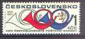 Czechoslovakia 1971 Stamp Day (Posthorns) unmounted mint, SG 2015, stamps on postal, stamps on posthorns