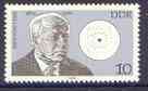 Germany - East 1979 Celebrities - Max von Laue 10pf (physicist) unmounted mint, SG E2116, stamps on personalities, stamps on science, stamps on physics