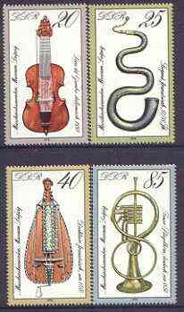 Germany - East 1979 Musical Instruments perf set of 4 unmounted mint, SG E2155-58, stamps on , stamps on  stamps on music, stamps on  stamps on musical instruments