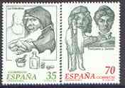 Spain 1998 Spanish Literature perf set of 2 unmounted mint, SG 3474-75, stamps on literature, stamps on 