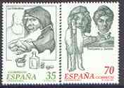 Spain 1998 Spanish Literature perf set of 2 unmounted mint, SG 3474-75, stamps on , stamps on  stamps on literature, stamps on  stamps on 