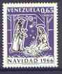 Venezuela 1966 Christmas unmounted mint, SG 1983, stamps on , stamps on  stamps on christmas