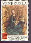 Venezuela 1967 Christmas unmounted mint, SG 2020, stamps on christmas