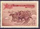 Russia 1969 50th Anniversary of First Cavalry Army unmounted mint, SG 3712, stamps on militaria, stamps on horses