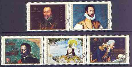 Sealand 1970 Admirals & Pirates perf set of 5 cto used, stamps on , stamps on  stamps on personalities, stamps on  stamps on explorers, stamps on  stamps on drake, stamps on  stamps on frobisher, stamps on  stamps on 