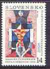 Slovakia 1993 Europa - Contemporary Art unmounted mint, SG 165, stamps on europa, stamps on arts, stamps on 