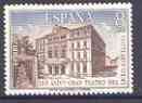 Spain 1972 Grand Lyceum Theatre unmounted mint, SG 2172, stamps on , stamps on  stamps on theatres