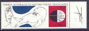 French Southern & Antarctic Territories 1985 Explorer and Fur Seal 30f unmounted mint, SG 205, stamps on explorers, stamps on seals, stamps on polar, stamps on mammals, stamps on animals