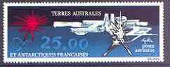 French Southern & Antarctic Territories 1983 Antarctica by Georges Mathieu 25f unmounted mint, SG 180, stamps on polar, stamps on sculpture