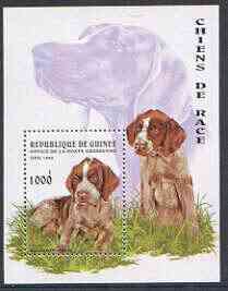 Guinea - Conakry 1996 Dogs perf m/sheet unmounted mint, stamps on animals, stamps on dogs