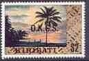 Kiribati 1981 Official - Evening Scene $2 no wmk opt'd OKGS unmounted mint, SG O24*