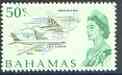 Bahamas 1967-71 Sea Plane & Jet Liner 50c (from def set) unmounted mint, SG 306, stamps on aviation, stamps on flying boats
