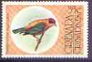 Grenada - Grenadines 1976 Hooded Tanager 35c (from Flora & Fauna set) unmounted mint SG 150, stamps on birds, stamps on tanager
