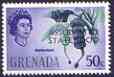 Grenada 1967 Bananas 50c (from Associated Statehod opt'd def set) unmounted mint, SG 273, stamps on fruit, stamps on bananas