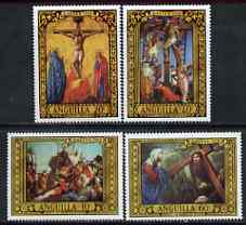 Anguilla 1970 Easter - Paintings perf set of 4 unmounted mint, SG 76-79