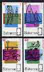 Bahamas 1968 Tourism perf set of 4 unmounted mint, SG 315-18, stamps on tourism, stamps on golf, stamps on water skiing, stamps on horse racing, stamps on horses, stamps on yachts