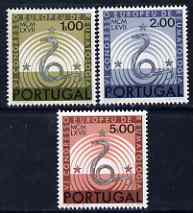 Portugal 1967 Rheumatological Congress perf set of 3 unmounted mint, SG 1326-28, stamps on medical, stamps on diseases