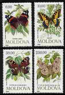 Moldova 1993 Butterflies & Moths perf set of 4 unmounted mint, SG 94-7, stamps on , stamps on  stamps on butterflies