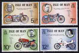 Isle of Man 1975 Tourist Trophy Motor-Cycle Races (2nd issue) perf set of 4 unmounted mint, SG 63-66, stamps on , stamps on  stamps on motorbikes, stamps on  stamps on sport