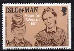 Isle of Man 1981 Centenary of Manx Womens Sufferage unmounted mint, SG 201, stamps on women, stamps on elections