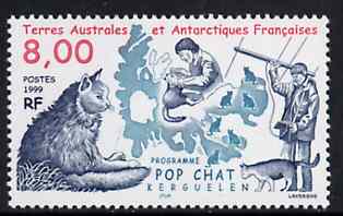 French Southern & Antarctic Territories 1999 Cat Research Programme unmounted mint, SG 400