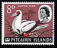 Pitcairn Islands 1964-65 Red-footed Booby 8d from def set fine used, SG 42, stamps on , stamps on  stamps on birds, stamps on  stamps on booby