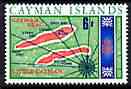 Cayman Islands 1969 Map of Caymans 6d from def set unmounted mint, SG 228*, stamps on maps