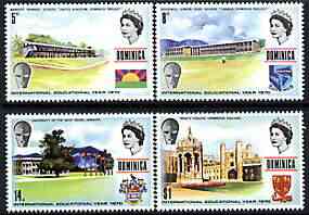 Dominica 1971 International Education Year perf set of 4 unmounted mint, SG 322-25, stamps on , stamps on  stamps on education, stamps on  stamps on universities