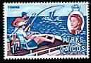 Turks & Caicos Islands 1967 Fishing 1s from def set unmounted mint, SG 281, stamps on fishing