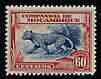 Mozambique Company 1937 Leopard 60c unmounted mint SG 295*, stamps on cats, stamps on leopard, stamps on animals