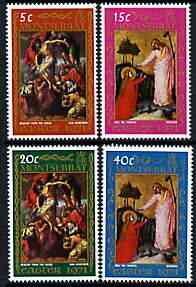 Montserrat 1971 Easter perf set of 4 unmounted mint, SG 268-71, stamps on , stamps on  stamps on easter, stamps on  stamps on arts, stamps on  stamps on 