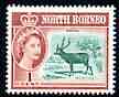 North Borneo 1961 Sambar Stag 1c (from def set) unmounted mint, SG 391, stamps on , stamps on  stamps on animals, stamps on  stamps on deer