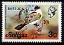 Barbuda 1977 Kingbird 3c (from optd def set) unmounted mint, SG 308*, stamps on birds, stamps on 