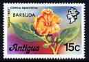 Barbuda 1977 Geiger Tree 15c (from optd def set) unmounted mint, SG 313*, stamps on flowers, stamps on trees