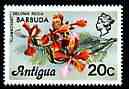 Barbuda 1977 Flamboyant 20c (from optd def set) unmounted mint, SG 314*, stamps on flowers, stamps on trees