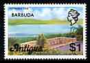 Barbuda 1977 Potworks Dam $1 (from opt