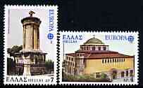 Greece 1978 Europa perf set of 2 unmounted mint, SG 1417-18, stamps on europa, stamps on buildings, stamps on monuments