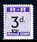Northern Rhodesia 1951-68 Railway Parcel stamp 3d (large numeral) overprinted EP (Pemba) corner block of 6 with sheet number, unmounted mint, a rarely offered item, stamps on railways, stamps on cinderella, stamps on  kg6 , stamps on 