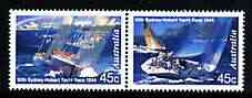 Australia 1994 Sydney to Hobart Yacht race perf set of 2 unmounted mint, SG 1491a, stamps on , stamps on  stamps on yachts, stamps on  stamps on 