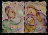 Australia 1995 People with Disabilities se-tenant perf set of 2 unmounted mint, SG 1540a