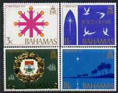 Bahamas 1971 Christmas perf set of 4 unmounted mint, SG 377-80, stamps on christmas, stamps on bethlehem, stamps on 