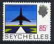Seychelles 1969-75 Impression of Proposed Airport 85c on slightly toned paper (original 1967 issue)  unmounted mint, SG 272, stamps on aviation, stamps on airports