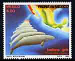 Mexico 1982 Grey Whales 4p unmounted mint, SG 1639* , stamps on whales, stamps on mammals, stamps on marine life