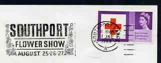 Postmark - Great Britain 1965 cover bearing illustrated slogan cancellation for Southport Flower Show