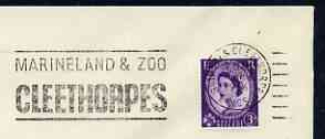 Postmark - Great Britain 1966 cover bearing slogan cancellation for Cleethorpes Marineland & Zoo, stamps on , stamps on  stamps on marine life, stamps on  stamps on zoos, stamps on  stamps on  zoo , stamps on  stamps on , stamps on  stamps on  zoo , stamps on  stamps on zoos, stamps on  stamps on 