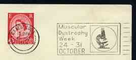 Postmark - Great Britain 1964 cover bearing illustrated slogan cancellation for Muscular Dystrophy Week, stamps on , stamps on  stamps on medical, stamps on  stamps on diseases