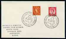 Postmark - Great Britain 1969 cover bearing illustrated cancellation for International Mining Congress, stamps on mining